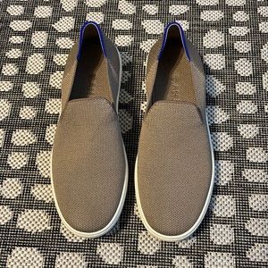 Rothy’s The Original Slip On Sneakers Light Brown 7.5
